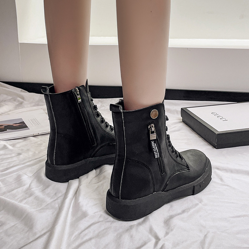 2023. aasta talve suures suuruses kingad naistele, külgtõmblukuga naiste poolsaapad, tõmblukuga lamedad naiste kingad Kerged vabaaja naiste saapad