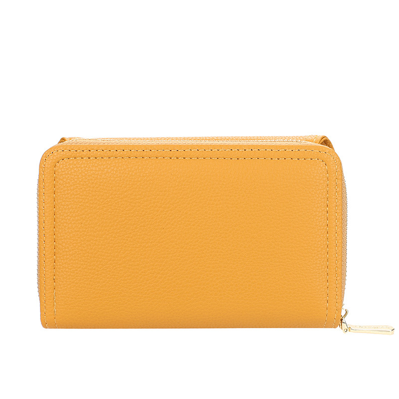 Keskmise pikkusega naiste rahakott tõmblukuga mündikott Baellerry nahast rahakotid naistele kokkupandavad rahakotid naiste kaardihoidja rahakott Roheline must punane