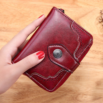 Νέο γυναικείο πορτοφόλι από Μικρό πορτοφόλι Ldies Κοντό πορτοφόλι με νομίσματα για κορίτσια Γυναικείο μικρό πορτοφόλι Portomonee Lady bolsa