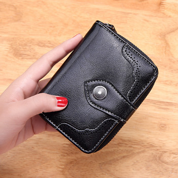 Νέο γυναικείο πορτοφόλι από Μικρό πορτοφόλι Ldies Κοντό πορτοφόλι με νομίσματα για κορίτσια Γυναικείο μικρό πορτοφόλι Portomonee Lady bolsa