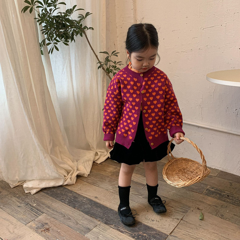 deer jonmi 2023 kevad beebitüdrukute kootud kampsunid multifilmid trükitud Korea stiilis lastele armsad vabaaja kampsunid