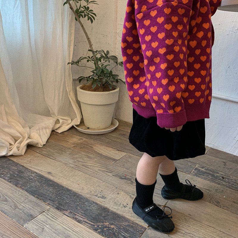 deer jonmi 2023 kevad beebitüdrukute kootud kampsunid multifilmid trükitud Korea stiilis lastele armsad vabaaja kampsunid