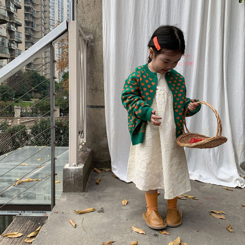 deer jonmi 2023 kevad beebitüdrukute kootud kampsunid multifilmid trükitud Korea stiilis lastele armsad vabaaja kampsunid