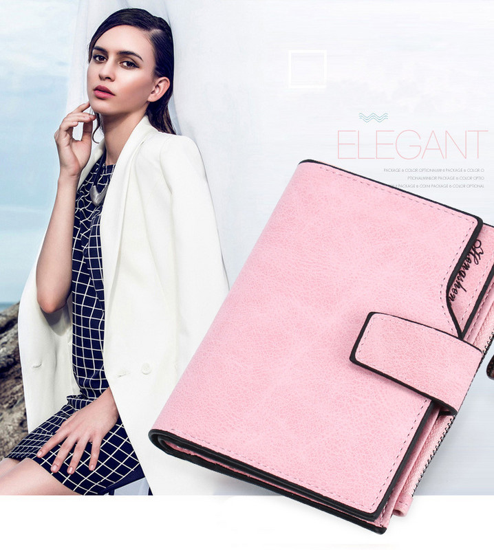 Naiste rahakott Naiste kirjaprint Rahakott Lühike rahakott Käekott Müntide Kaartide jaoks Sularaha Nahast münditasku Cartera Mujer 2023