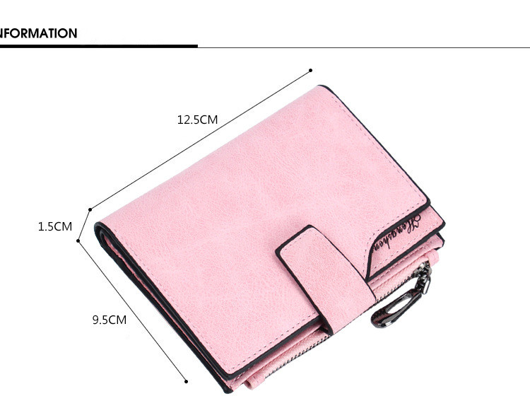 Naiste rahakott Naiste kirjaprint Rahakott Lühike rahakott Käekott Müntide Kaartide jaoks Sularaha Nahast münditasku Cartera Mujer 2023
