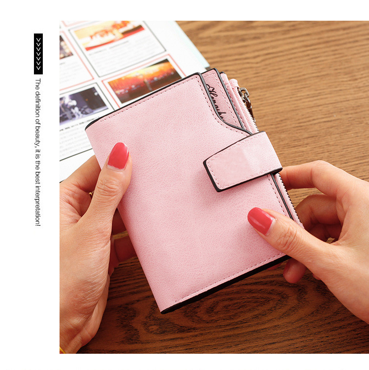 Naiste rahakott Naiste kirjaprint Rahakott Lühike rahakott Käekott Müntide Kaartide jaoks Sularaha Nahast münditasku Cartera Mujer 2023