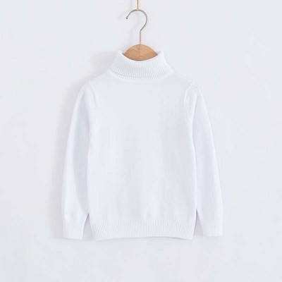 Kislány fiú új pulóverek őszi tél gyerekek tipegő pulóver kötött pulóver garbós meleg felsőruházat gyerek alkalmi ruházat