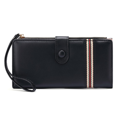 Uus pikk rahakott Naiste Korea versioon käekott Naiste rahakott suure mahutavusega kaardikott Tõmblukuga pandlaga rahakott mobiiltelefonikott