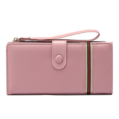 Uus pikk rahakott Naiste Korea versioon käekott Naiste rahakott suure mahutavusega kaardikott Tõmblukuga pandlaga rahakott mobiiltelefonikott