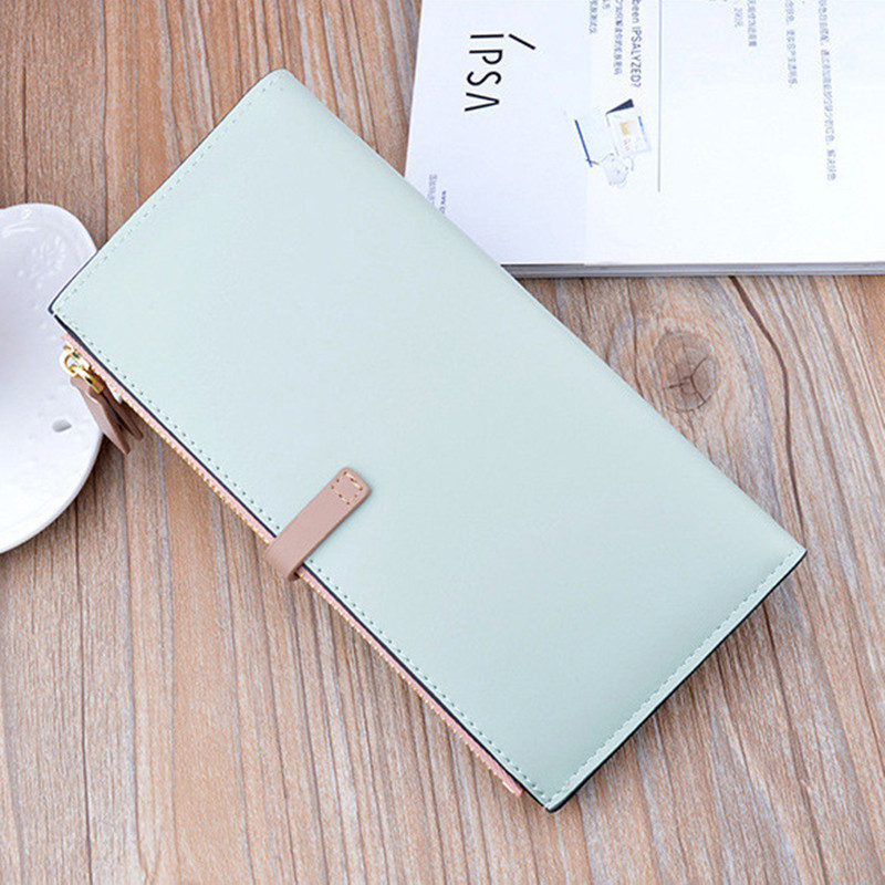 Luksuslikud pikad rahakotid naistele New Trend õhukesed rahakotid, naiste sidurikott, naiste krediitkaardihoidja