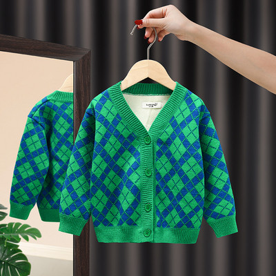 Lasteriided Kardigan Kampsun Tüdrukute Mood Käsitsi tikitud Südamenööb Koo Kardigan Tüdrukute Beebi Kevad-Sügiskampsun