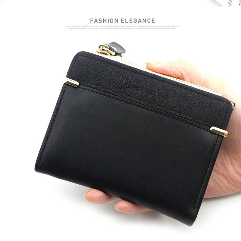 Moda simplu, elegant, portofel scurt pentru femei, portofel pentru femei, portmoneu pentru femeie, suport pentru carduri, portofel mic pentru femei, mini clutch pentru fete