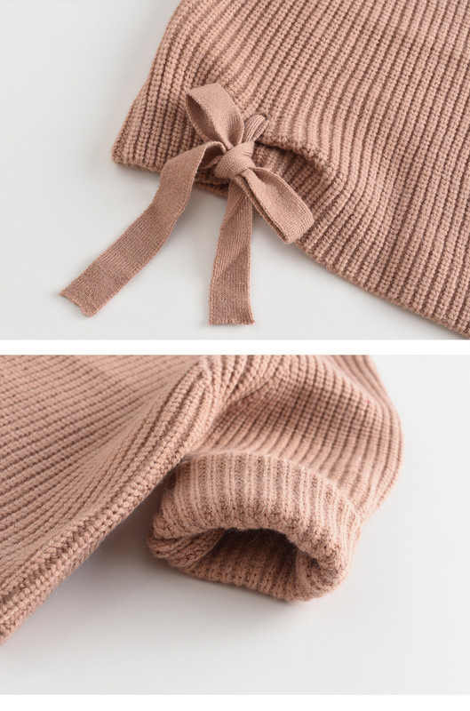 Humor Bear gyerek pulóver új tavaszi őszi új félgalléros hosszú ujjú egyszínű kötött pulóver meleg fiús lány felsők