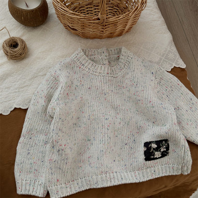 deer jonmi 2023, iarna noua, pentru copii, pulovere tricotate îngroșate, în stil coreean, unisex, pentru copii, pulovere casual Topuri