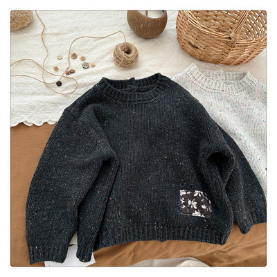 deer jonmi 2023, iarna noua, pentru copii, pulovere tricotate îngroșate, în stil coreean, unisex, pentru copii, pulovere casual Topuri