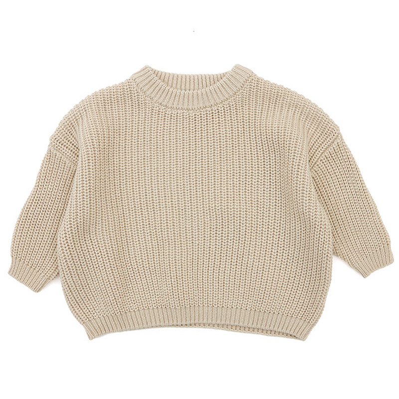 Pulover de bază ocazional de toamnă pentru bebeluși, de culoare caramelă, cu gât gros, pentru copii, îmbrăcăminte moale, moale, băieți, fete, pulovere de iarnă, top cu glugă