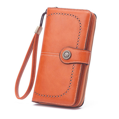 2023 m. nauja moteriška piniginė Nuo vagystės Moteriška piniginė, ilgas užtrauktukas, didelės talpos moteriškas krepšys, moteriškas ilgų piniginių kortelių laikiklis