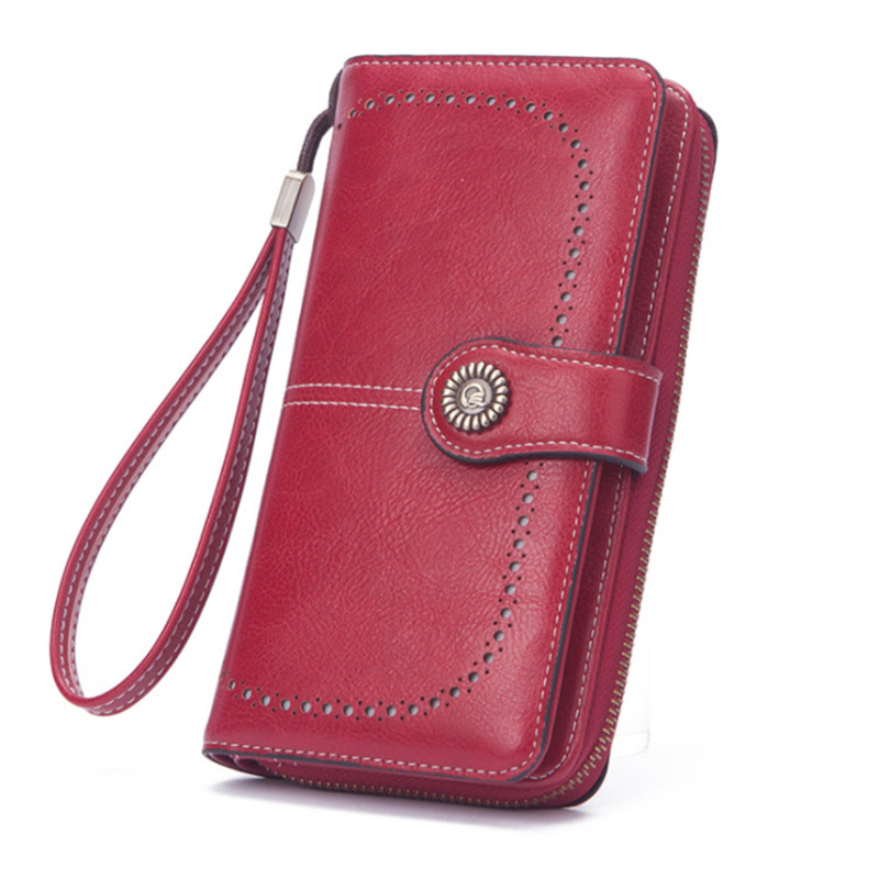 2023 m. nauja moteriška piniginė Nuo vagystės Moteriška piniginė, ilgas užtrauktukas, didelės talpos moteriškas krepšys, moteriškas ilgų piniginių kortelių laikiklis