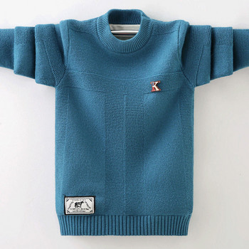 Детски пуловер ЕСЕН Зима Ново памучно облекло Пуловер за тийнейджъри Пуловер за момчета Детско облекло 10 12 14 години