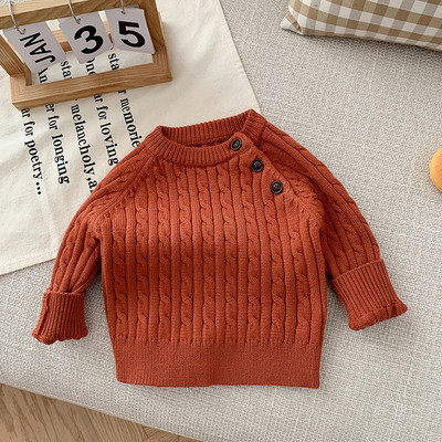 Talvine sügise laste kampsunid Laste vabaaja kootud kampsun Kardigan 0-6 a väikelaste riided kostüüm pikkade varrukatega poiste tüdrukute kampsunid