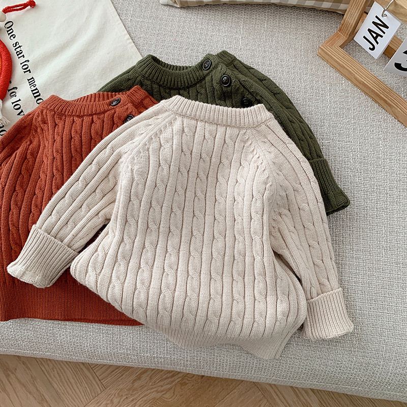 Talvine sügise laste kampsunid Laste vabaaja kootud kampsun Kardigan 0-6 a väikelaste riided kostüüm pikkade varrukatega poiste tüdrukute kampsunid