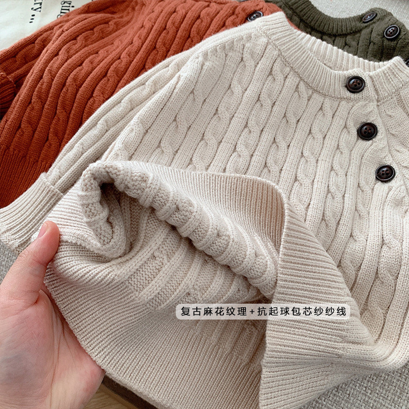 Talvine sügise laste kampsunid Laste vabaaja kootud kampsun Kardigan 0-6 a väikelaste riided kostüüm pikkade varrukatega poiste tüdrukute kampsunid