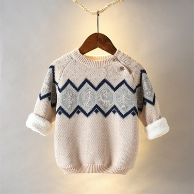 Őszi téli gyerekek baba fiú lány pulóverek újszülött pulóver kisgyermek gyerekek meleg pulóver kabát 2023 új vastag felsőruházat