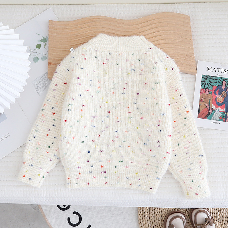 Printesa Fete Pulover de tricotat Bebeluș Toamna Iarnă Haine din bumbac Sweet Love Pulover Kawaii Copii Fată Topuri tricotate GY10201