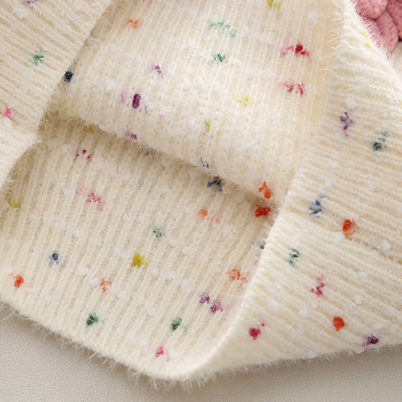 Printesa Fete Pulover de tricotat Bebeluș Toamna Iarnă Haine din bumbac Sweet Love Pulover Kawaii Copii Fată Topuri tricotate GY10201