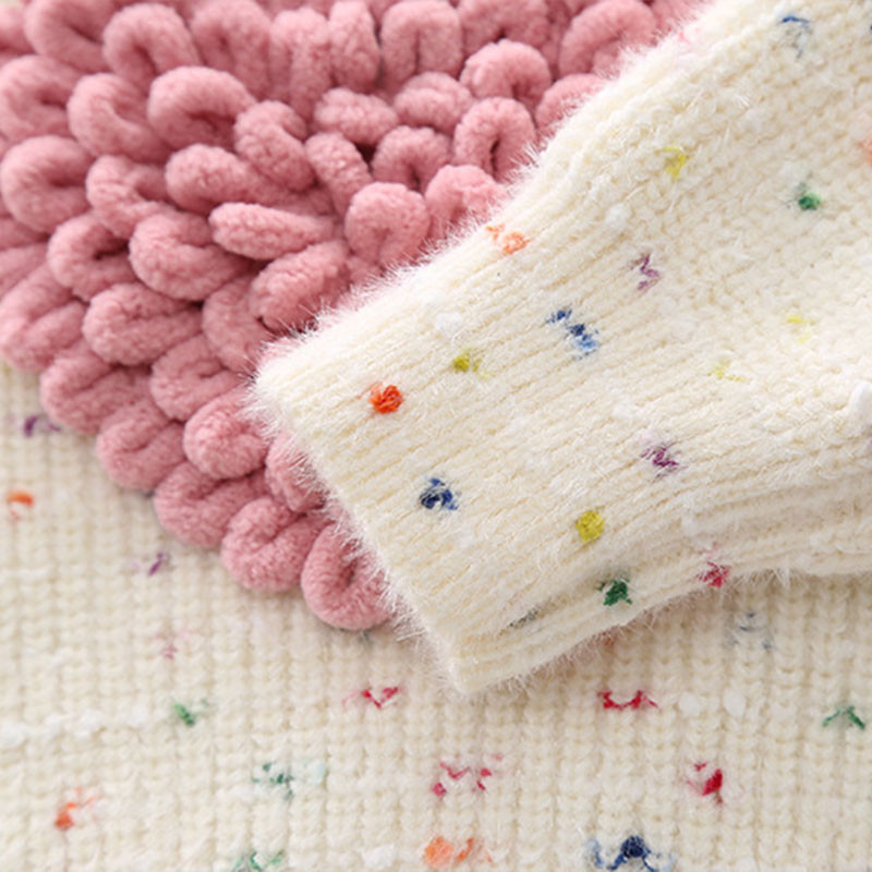 Printesa Fete Pulover de tricotat Bebeluș Toamna Iarnă Haine din bumbac Sweet Love Pulover Kawaii Copii Fată Topuri tricotate GY10201