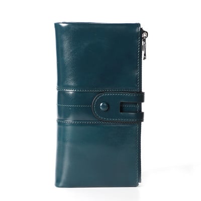 Naiste rahakotid Naistele mõeldud pika siduriga naiste rahakott Portomonee Rfid luksusbrändi rahakott Hasp tõmblukuga mündikott