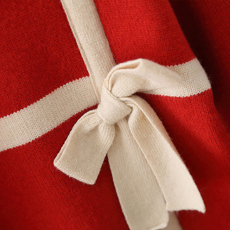 Pulovere Fete Crewneck Dungi Pulovere tricotate Toamna Iarna Pulover Casual Streetwear Pulover Culoare de bază Jumper Fata GY10141