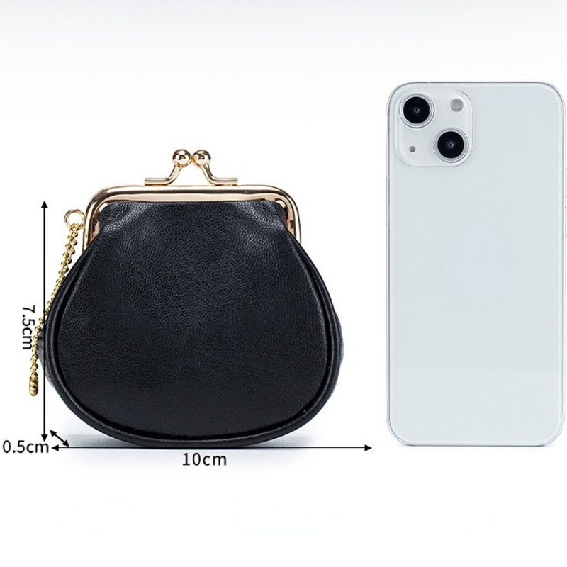 Ретро литературна дамска чанта за монети Творчески ръчно изработен мини джоб за монети