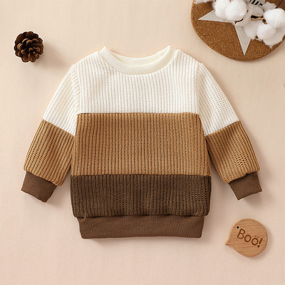 Copii mici Bebeluși Copii Fete Băieți Haine Împreună Mâneci lungi Toamna Iarnă Moda Pulover de pluș Copii Pulover Bumbac 2023