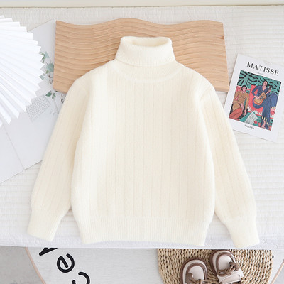 Κομψά νέα μοντέρνα αγόρια πουλόβερ Keep Warm Πλεκτό πουλόβερ με ζιβάγκο για κορίτσια 1-8 ετών Χειμερινά πολυχρηστικά παιδικά ρούχα GY09191