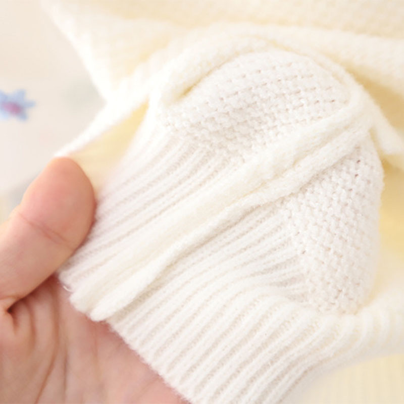 Gyerek Lány Kardigán Pulóverek Tavaszi Ősz Baba Lány Tüll Ujjú Pamut Pulóver Kabát Gyermek Kötött Ruhák Felsők GY06091