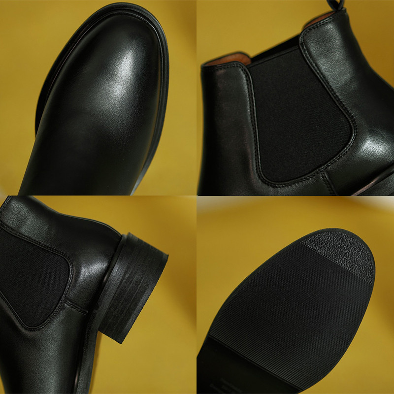 2023 Cizme Chelsea Moda pentru femei Cizme scurte din piele PU Designer Femei Pantofi toamna iarna Cizme casual Cizme cu toc joase