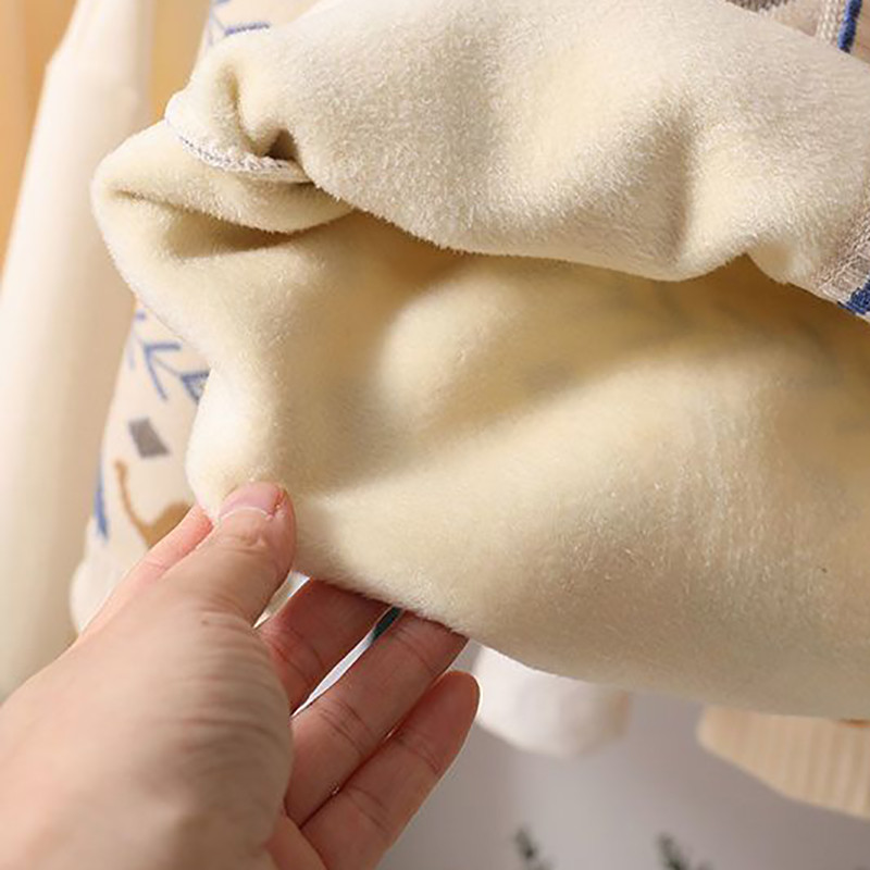 Lasteriided Kampsunid Baby Boys Cartoon Camel Printing O-kaelusega kampsun Talvine Uus Laste vabaaja kampsun Beebi soe top