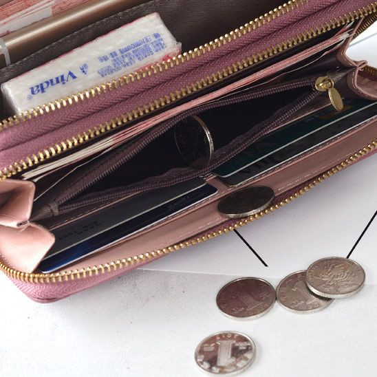 Portofele pentru femei Design de marcă Poșete pentru doamnă Genți de mână pentru femei cu fermoar Poșetă lungă pentru monede Genți pentru bani pentru femei Portofel de buzunar