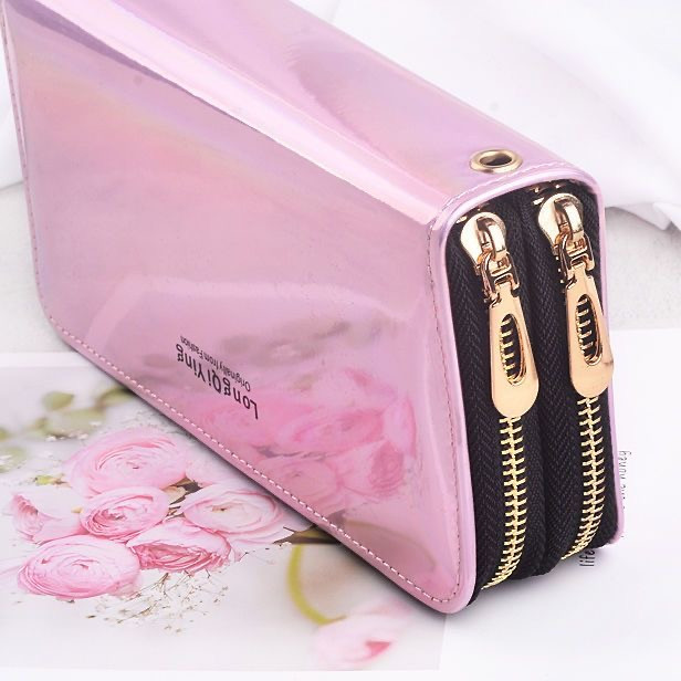 Portofele pentru femei Design de marcă Poșete pentru doamnă Genți de mână pentru femei cu fermoar Poșetă lungă pentru monede Genți pentru bani pentru femei Portofel de buzunar