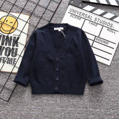 Új gyerek őszi téli pulóver pamut baba fiú lány lány kardigán felsők gyermek V-nyakú, hosszú ujjú karácsonyi alkalmi ruhák