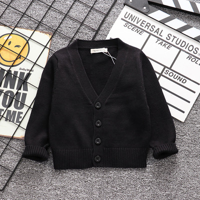 Új gyerek őszi téli pulóver pamut baba fiú lány lány kardigán felsők gyermek V-nyakú, hosszú ujjú karácsonyi alkalmi ruhák