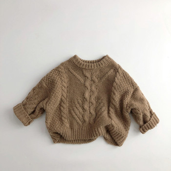 MILANCEL Детски пуловери Винтидж стил Плетива за момчета Топли детски пуловери Пуловери за момичета