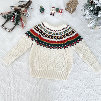 Jõulud Sügis Talvine Laste Kampsun Puuvillane Beebi Poiss Tüdruk Kootud Kampsun Pikad Varrukad Soe Multifilm Beebi jõuluriided