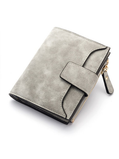 Moodsad ühevärvilised lühikesed naiste rahakotid, uus väike tõmblukk, PU-nahast kvaliteetne naiste kaardihoidja õhuke lihtne rahakott