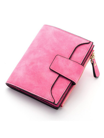 Moodsad ühevärvilised lühikesed naiste rahakotid, uus väike tõmblukk, PU-nahast kvaliteetne naiste kaardihoidja õhuke lihtne rahakott