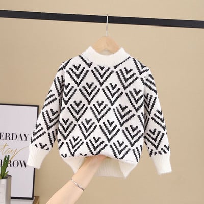 Lasteriided Kampsunid Multifilmid Autode trükkimine Poiste kudumid Laste Pullover Välisriided Poistele Talvised pikkade varrukatega riided Kampsunid