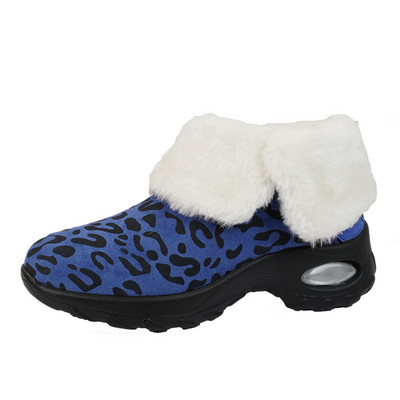 2023. aasta kuum soodusmüük naiste kingad varrukatega naiste saapad Talvised ümara ninaga seemisnahast plüüsfliis soojaks keskmise toruga paksu kontsaga lumesaapad