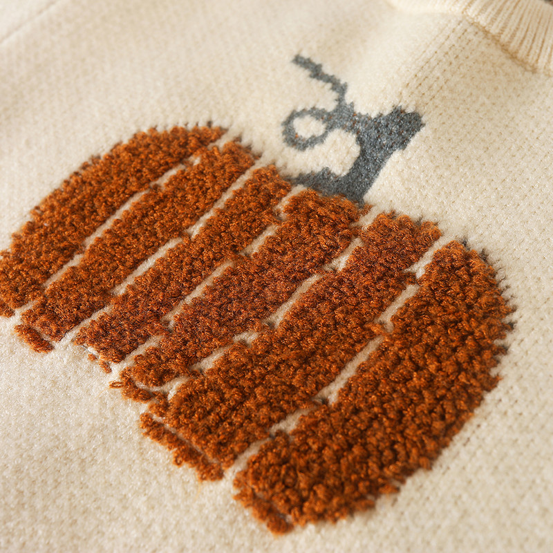 Beebi tüdrukute kampsun Sügis pikkade varrukatega kudumid lapsed kõrvitsad riided tüdrukutele Halloweeni varustus