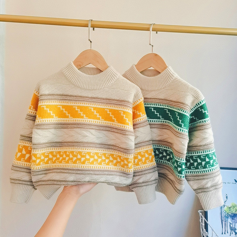 Poiste kampsun Talvine paksud riided lapsed kudujad kampsunid ümara kaelusega lapsed moerõivad soojad kostüümid lasteriided 8 aastat